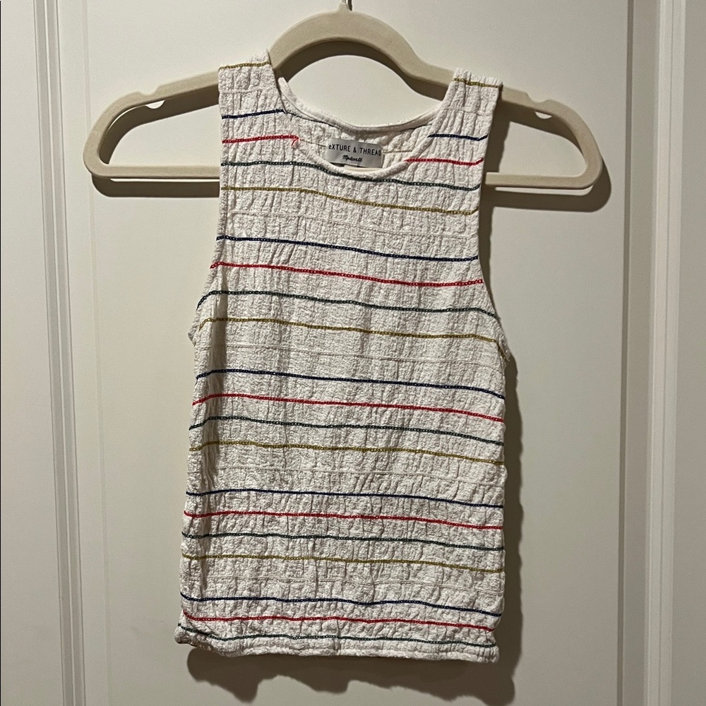Madewell Multicolor Striped Tank Top